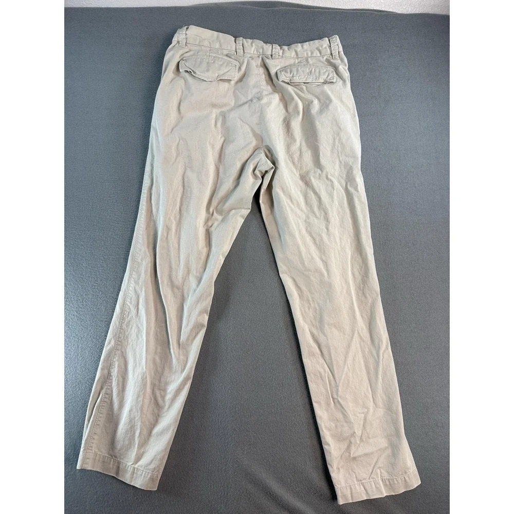 Banana Republic Pants Mens 33x32 Beige Regular Fit Chino Straight Casual